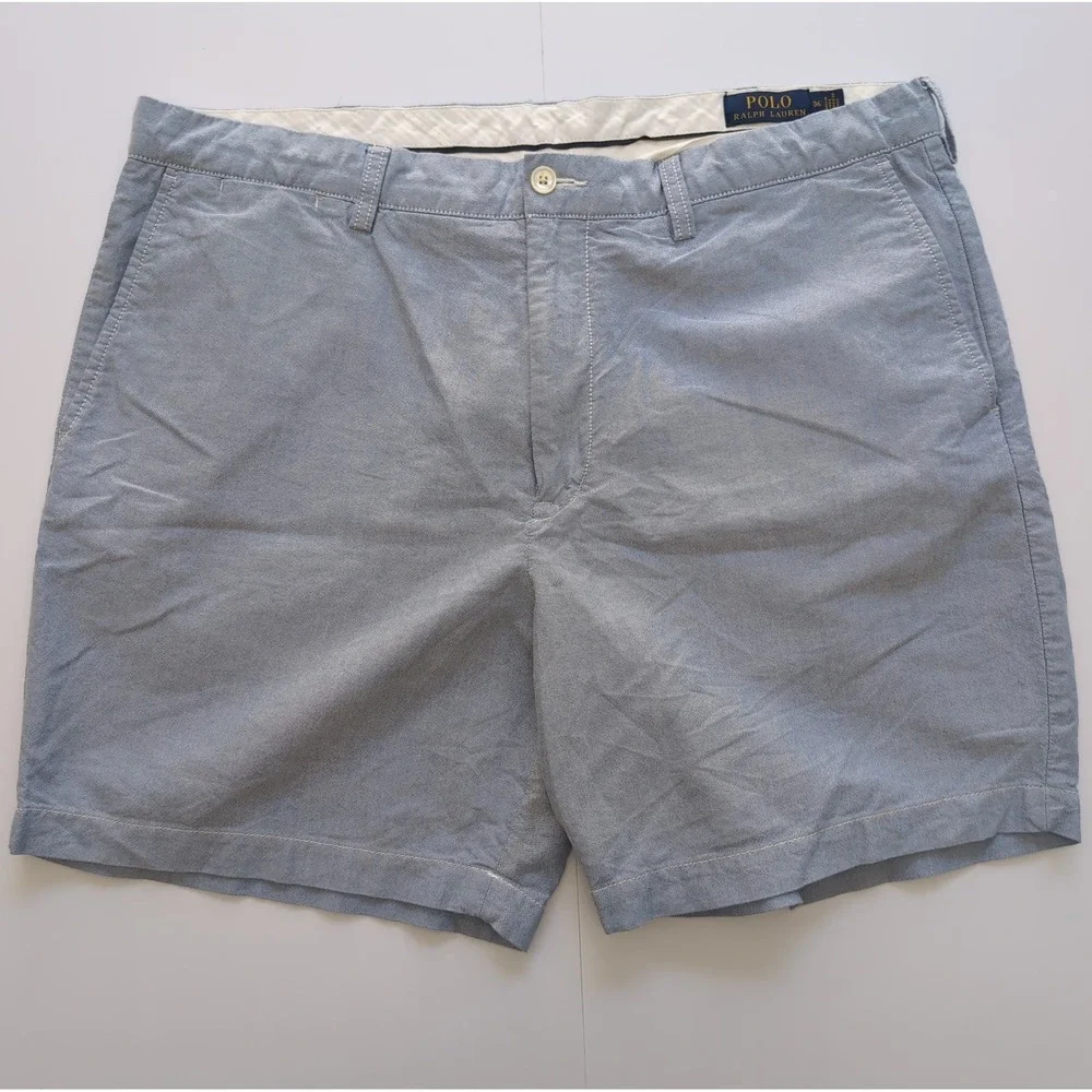 Polo Ralph Lauren Golf Shorts Mens 36 Blue Heather Classic Preppy Resortwear
